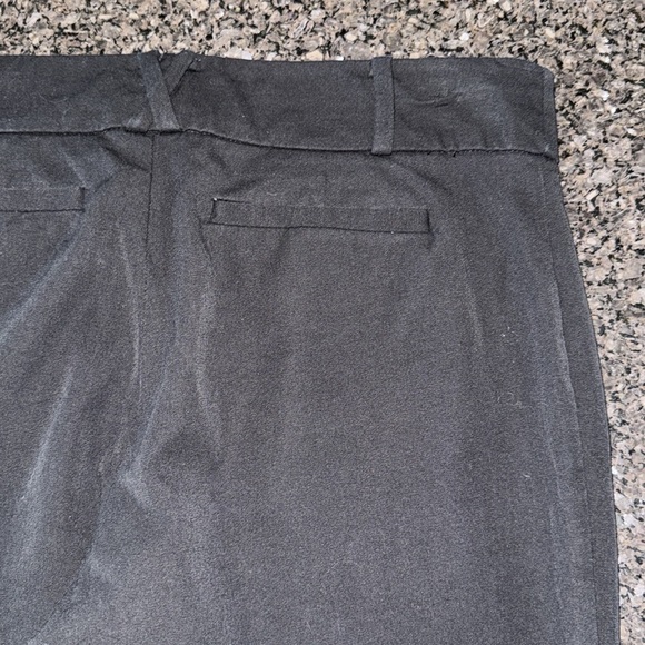 Anthropologie Black The Essential Tassel Hem Crop Flare Pants - Picture 7 of 10